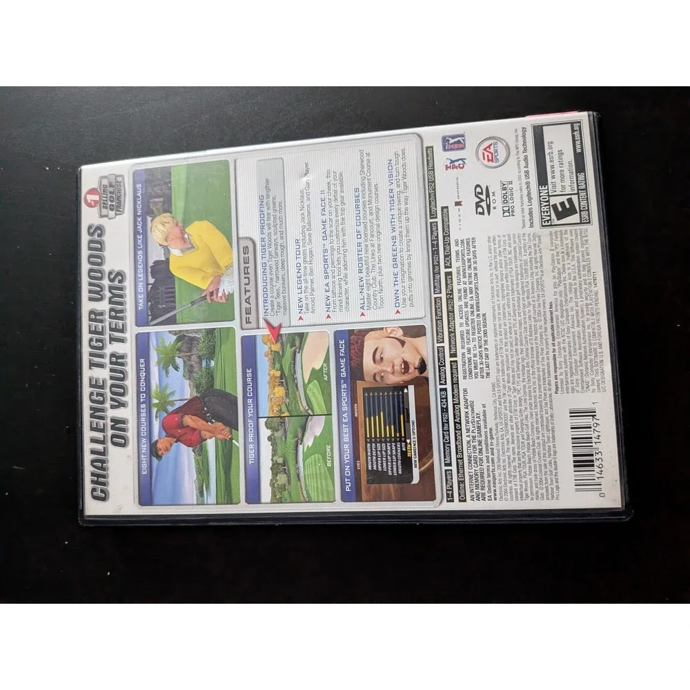 Tiger‎ Woods PGA Tour 2005 (Sony PlayStation 2, 2004) CIB Golf Video Game
